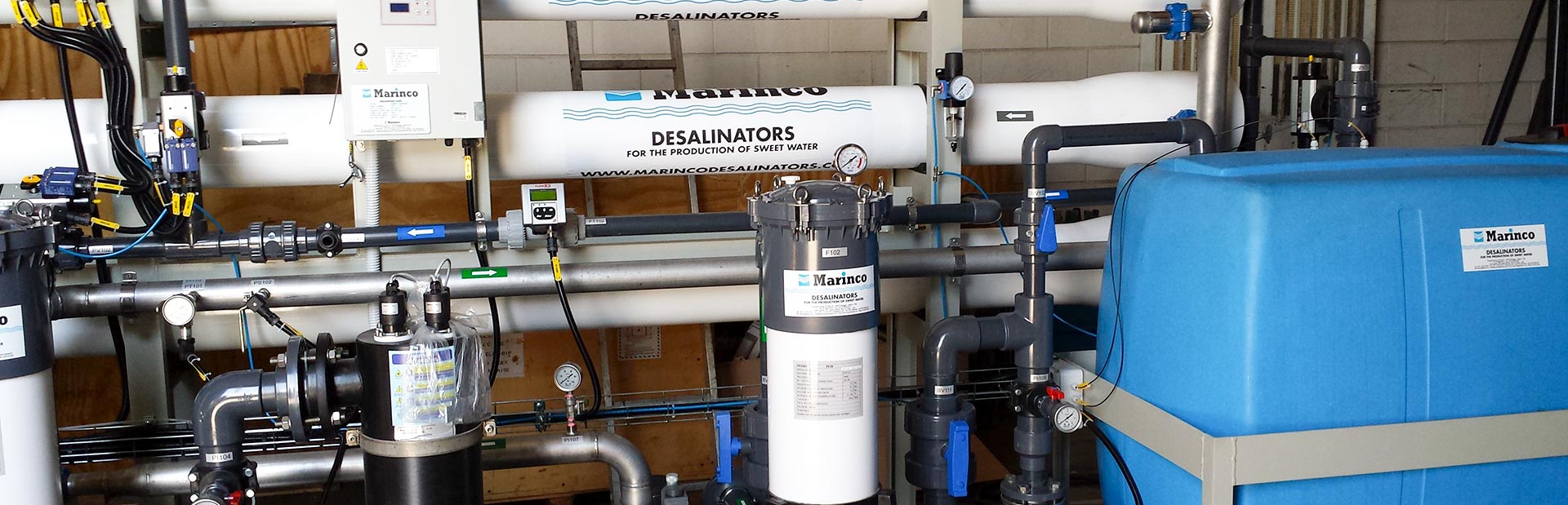 chemical products for desalination plants